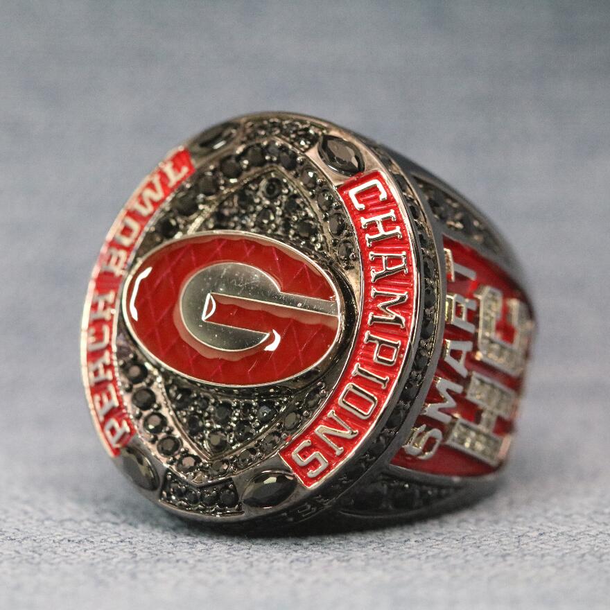 2023 Georgia Bulldogs Peach Bowl Championship Ring Official Style
