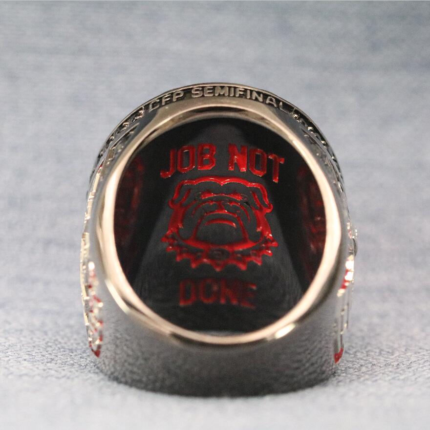 2023 Georgia Bulldogs Peach Bowl Championship Ring Official Style