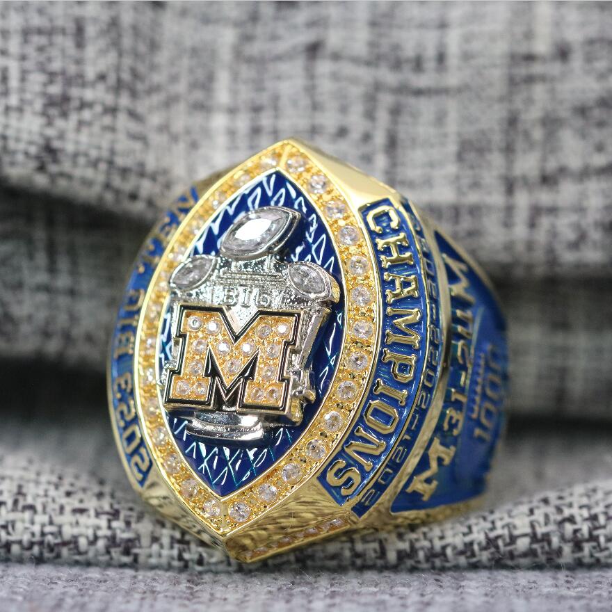 2023 Michigan Wolverines Big Ten Championship Ring Official Style