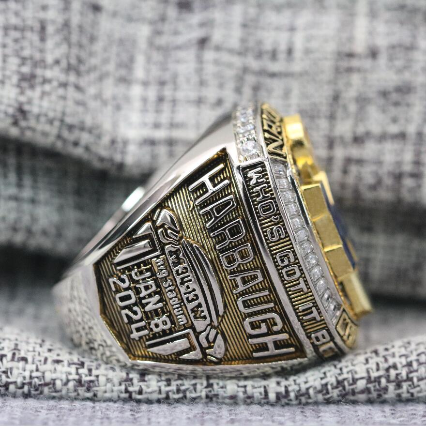 2024 Michigan Wolverines NCAA National Championship Ring Official Style