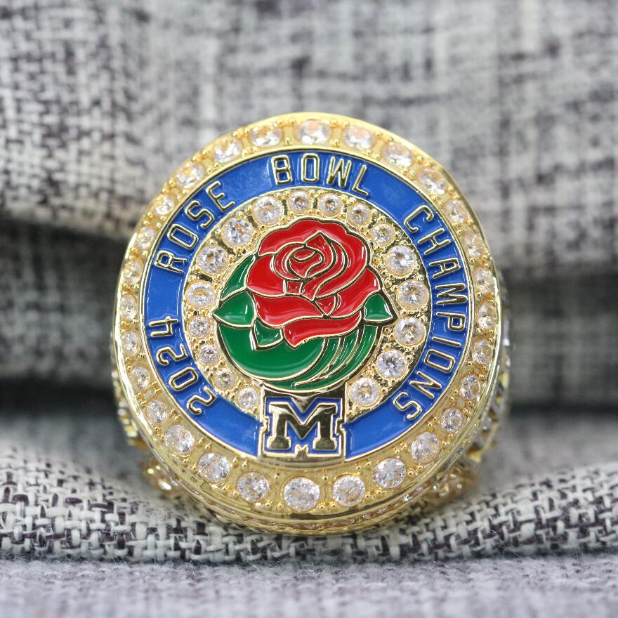 2024 Michigan Wolverines Rose Bowl Championship Ring Official Style