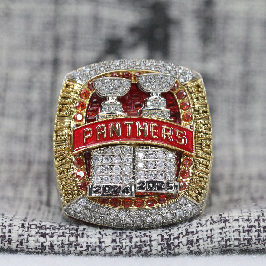 2025 Florida Panthers NHL Stanley Cup Championship Ring Official Style