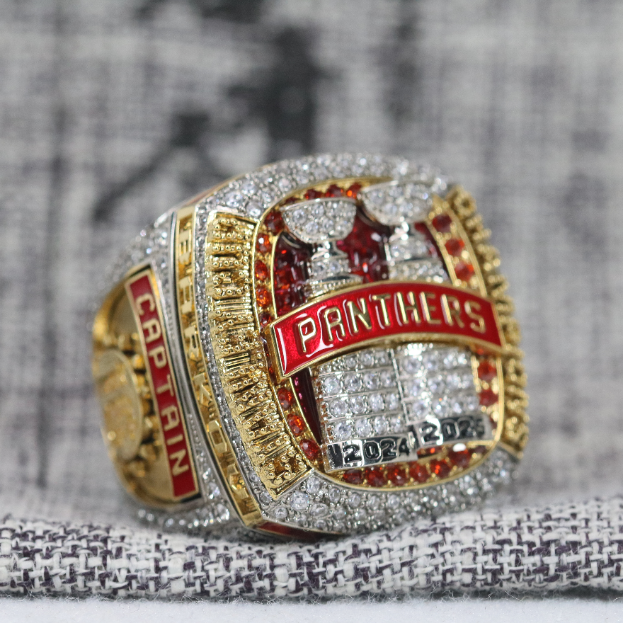 2025 Florida Panthers NHL Stanley Cup Championship Ring Official Style