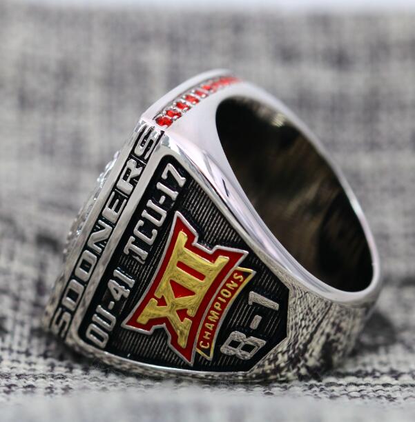 2017 Oklahoma Sooners NCAA Big 12 Championship Ring