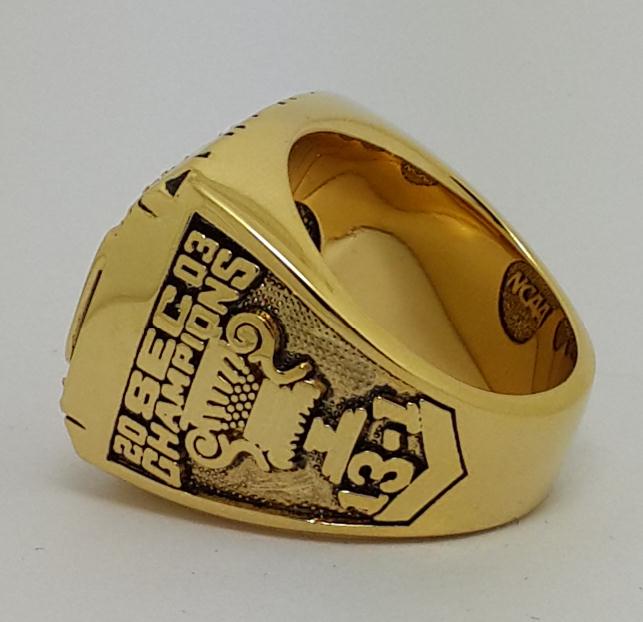 2003 Louisiana State LSU Tigers National Championship Ring