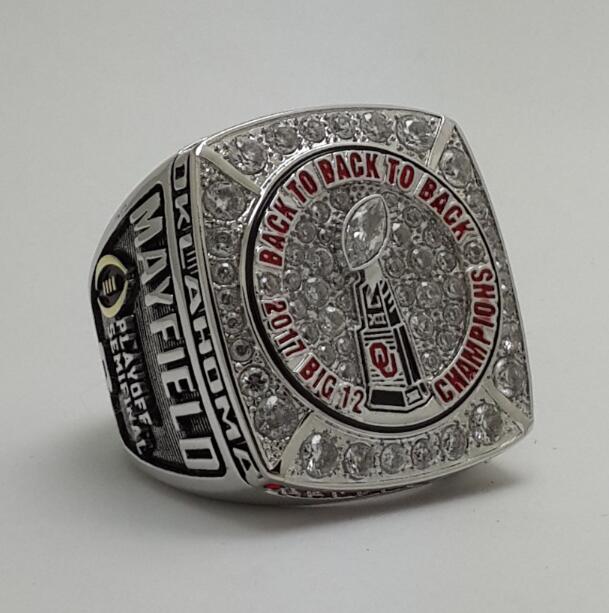 2017 Oklahoma Sooners NCAA Big 12 Championship Ring