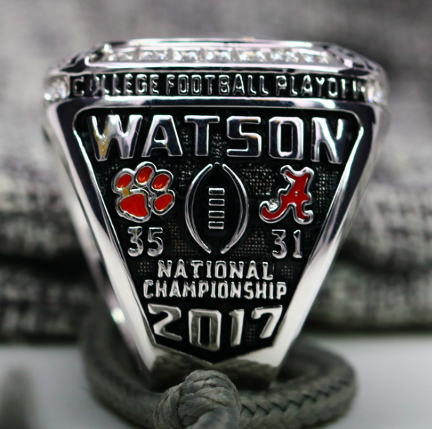 2017 Clemson Tigers CFP National Championship Ring