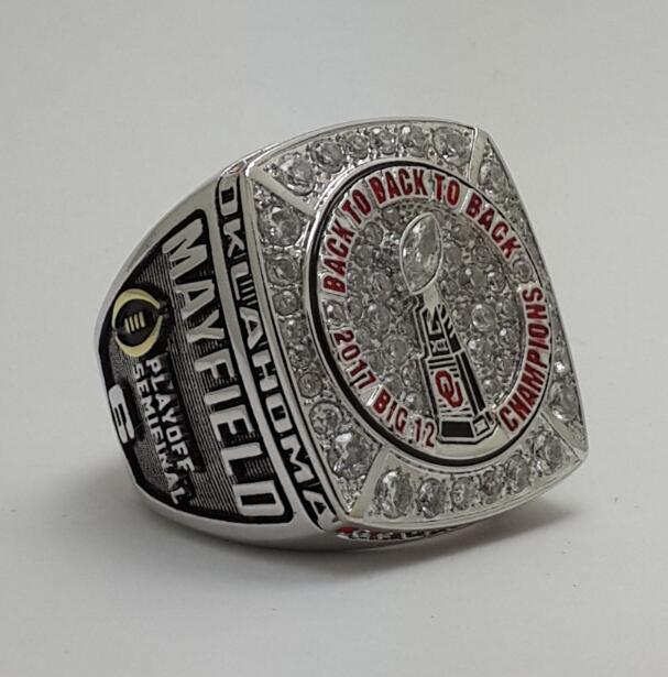 2017 Oklahoma Sooners NCAA Big 12 Championship Ring