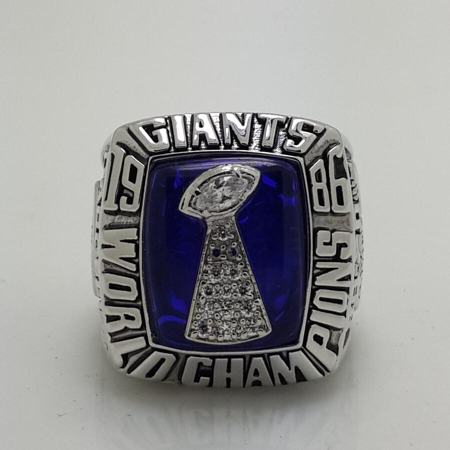 1986 New York Giants NFL Super Bowl Championship Ring