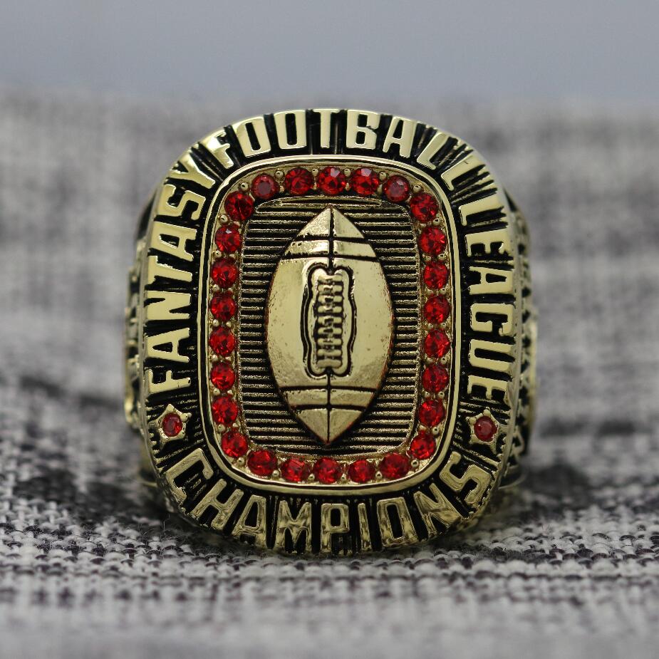 2017 Fantasy Football League FFL Championship Gold Ring