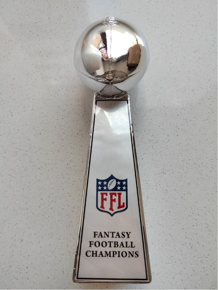 Fantasy Football Championship VINCE LOMBARDI Trophy 9'' Nice Gift