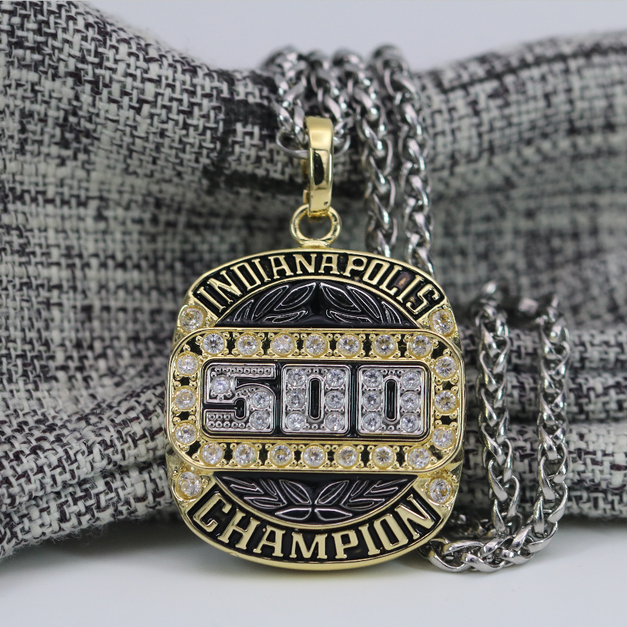 2018 Indianapolis Indy 500 102nd Running Motor Cup Championship Pendant