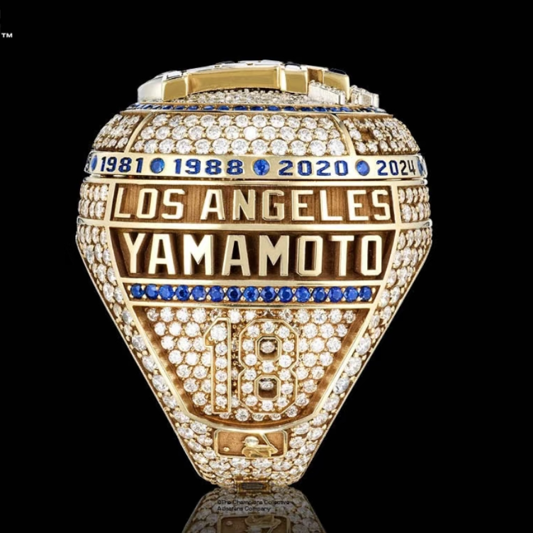 2025 Los Angeles Dodgers World Series Ring Official Style