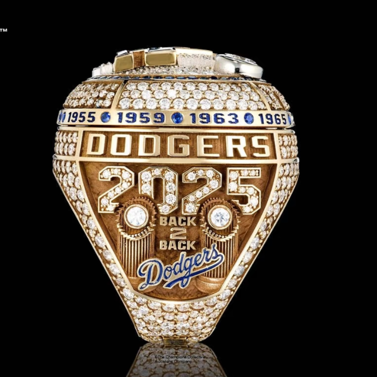 2025 Los Angeles Dodgers World Series Ring Official Style