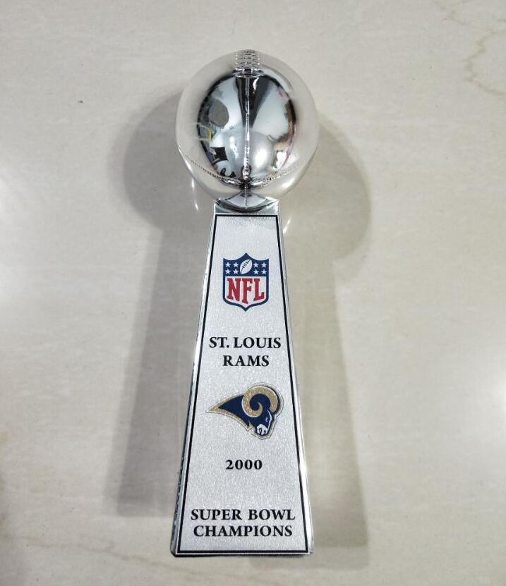 St. Louis Rams Super Bowl Championship VINCE LOMBARDI Trophy 9'' Nice Gift
