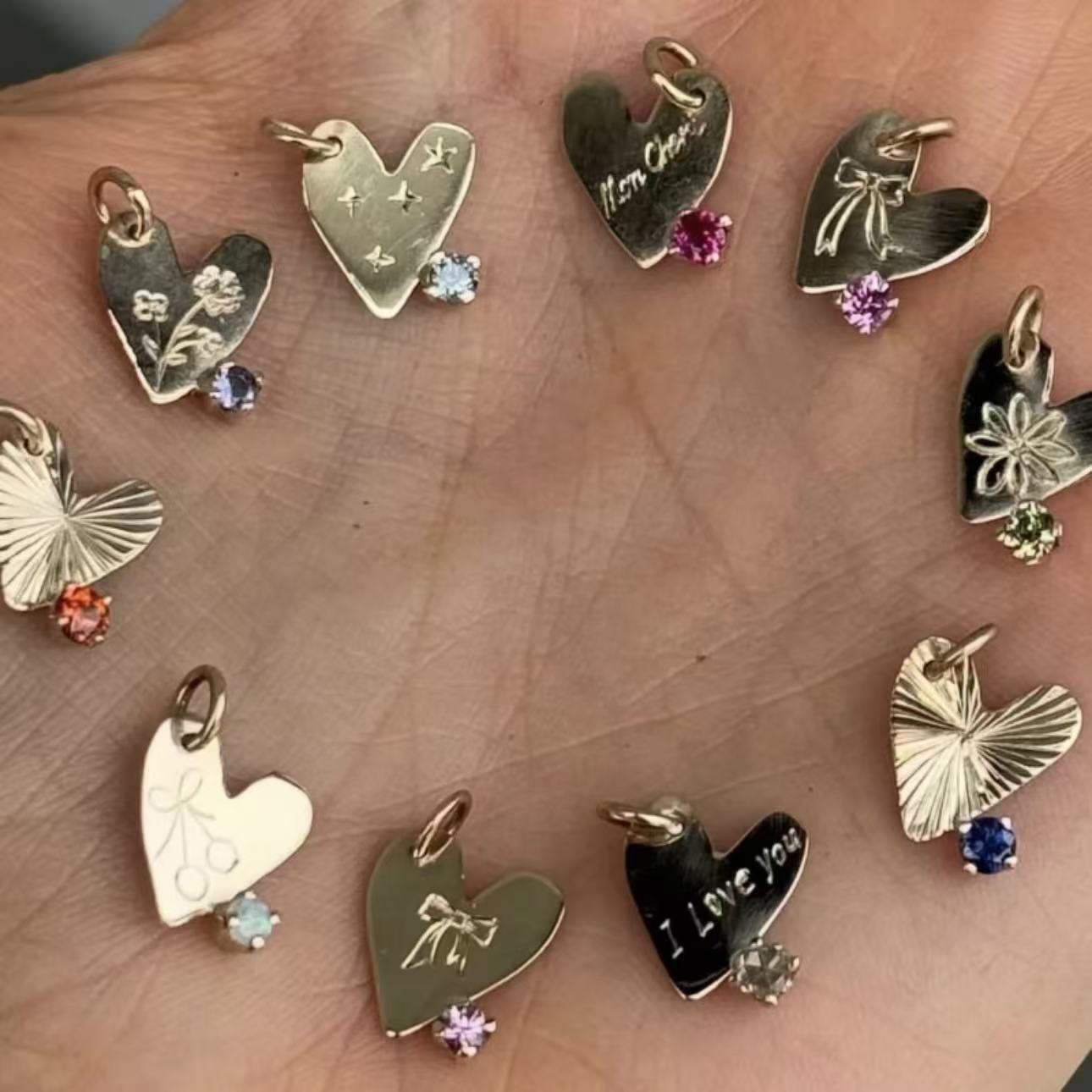 Imprint Heart Pendant Necklace