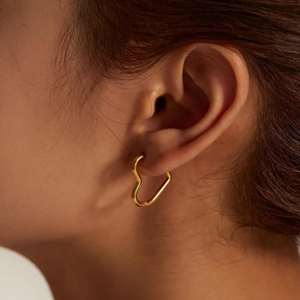 Heartfelt Love Earrings - 925 Silver & 14K Gold Options, Symbolize Enduring Affection
