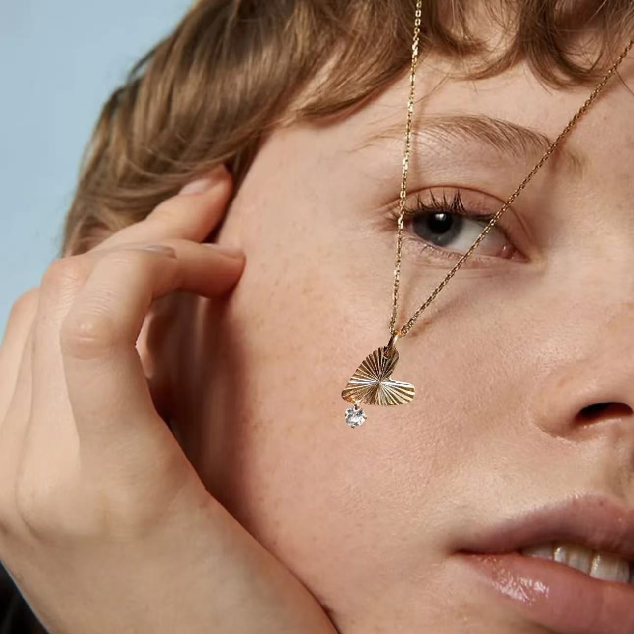 Imprint Heart Pendant Necklace