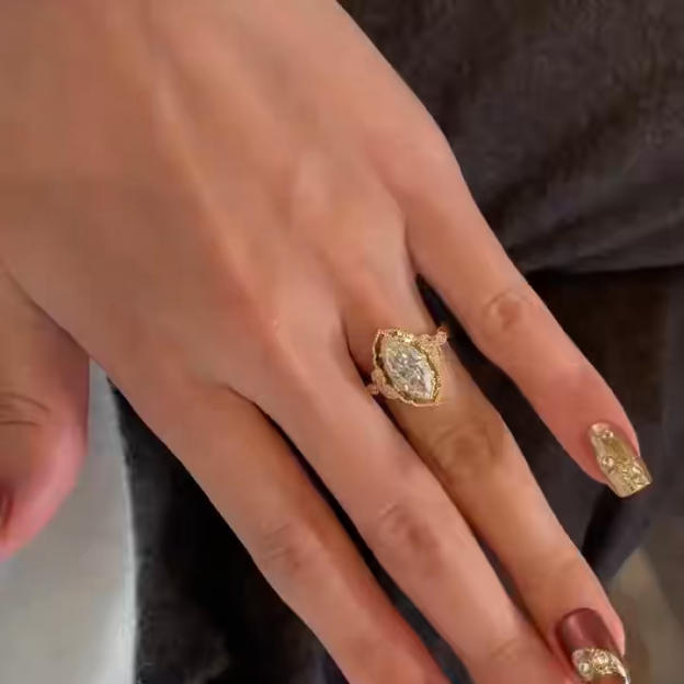 Palace Marquise Ring - Lab Grown Diamond