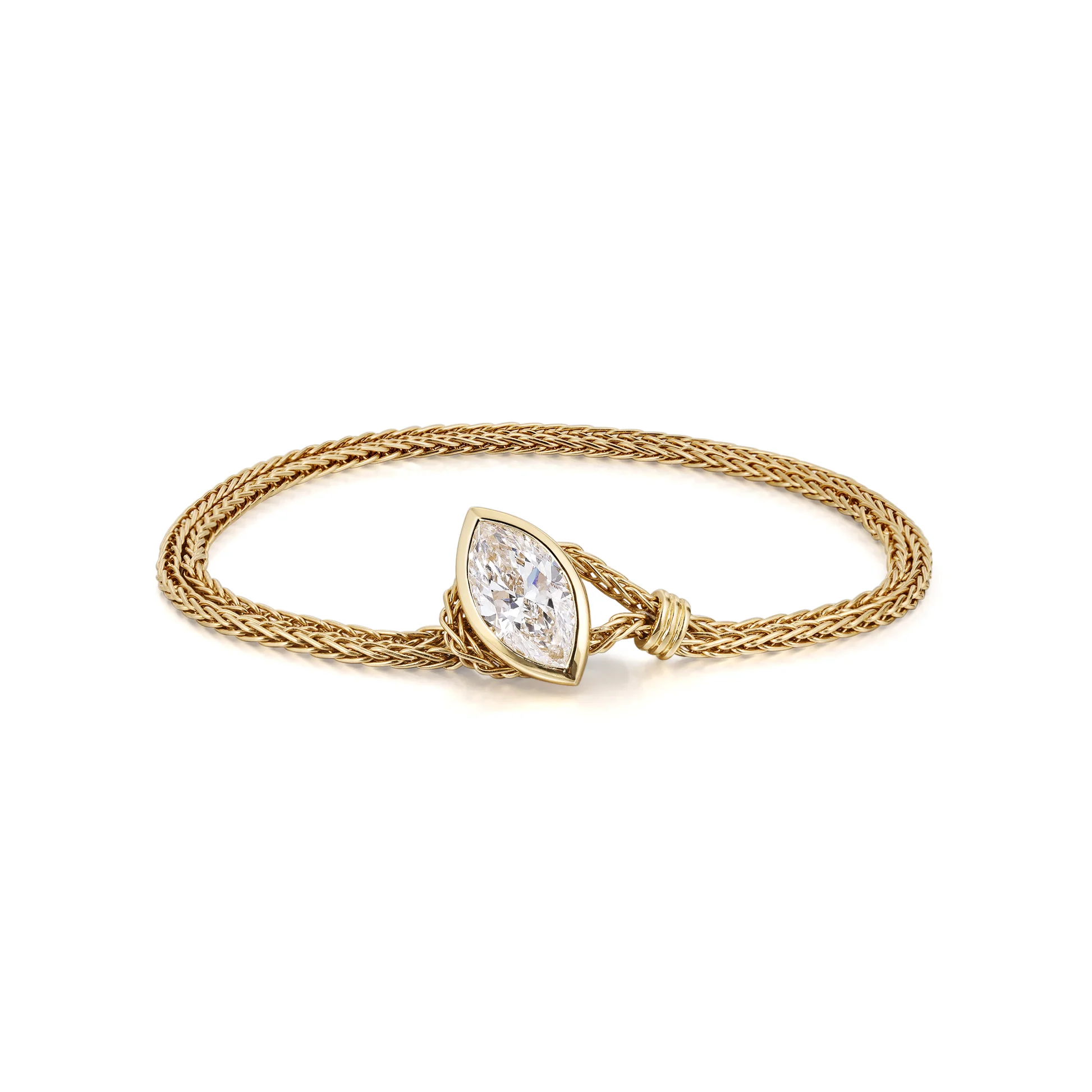 Marquise Soft Chain Bracelet - Lab Grown Diamond