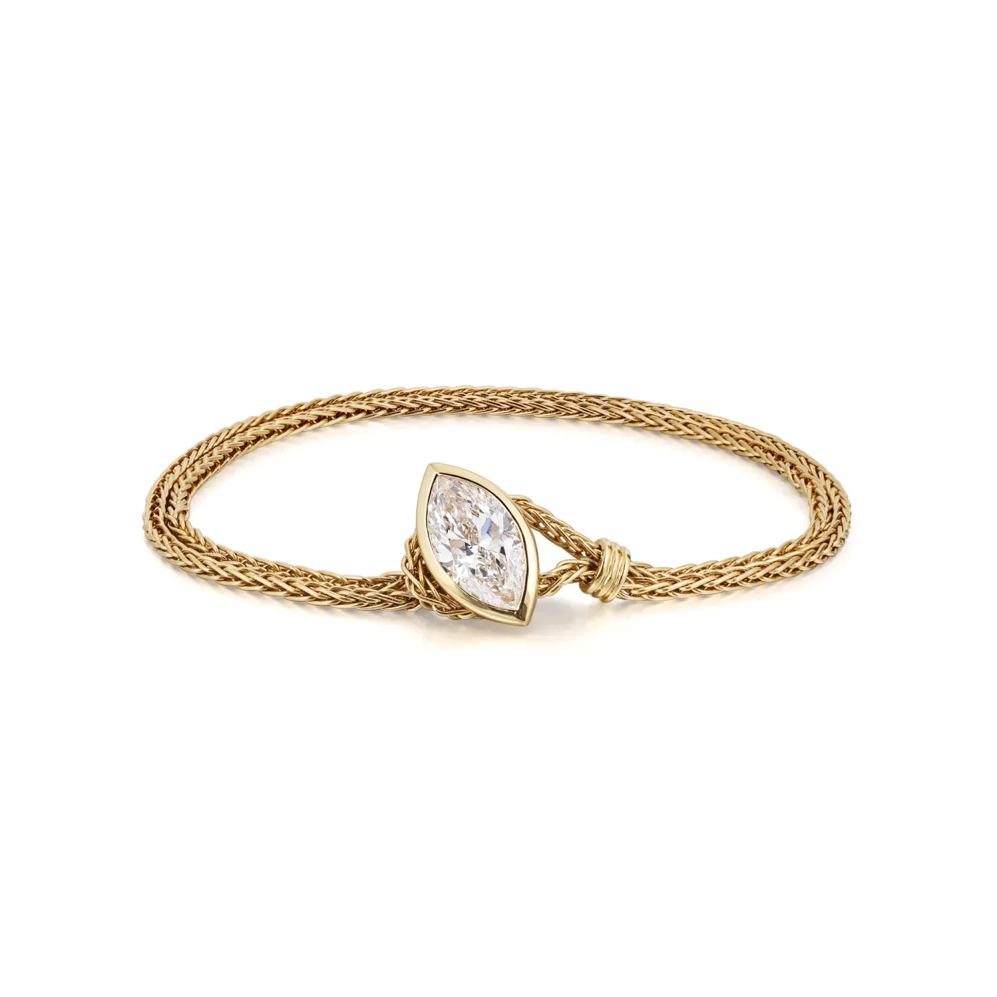 Marquise Soft Chain Bracelet - Lab Grown Diamond