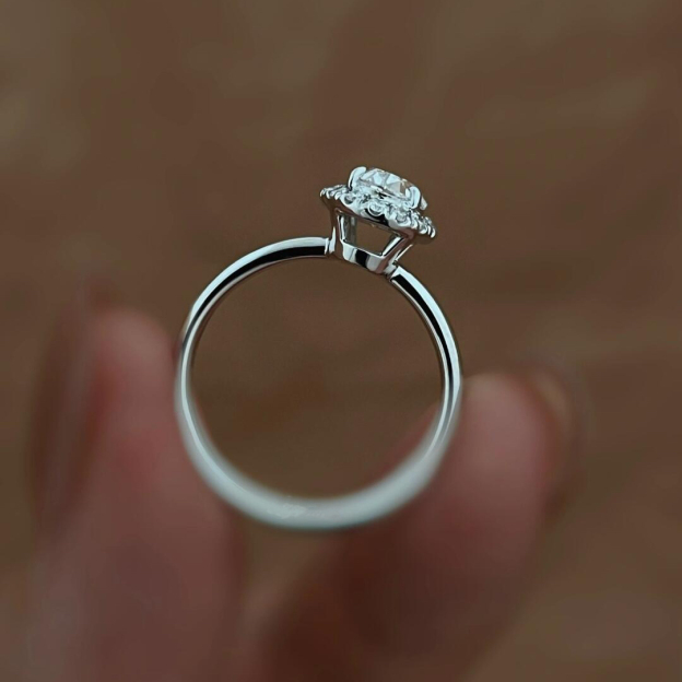 2.06 ct VS1 Lab Diamond Solitaire Ring in PT950 Platinum – Stella Crown Collection