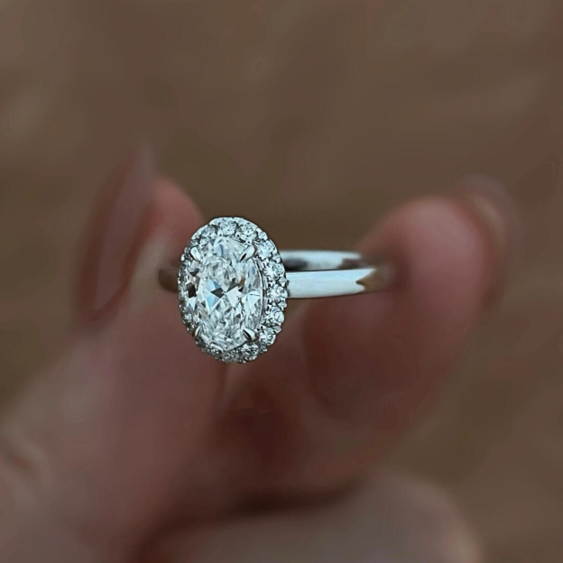 2.06 ct VS1 Lab Diamond Solitaire Ring in PT950 Platinum – Stella Crown Collection