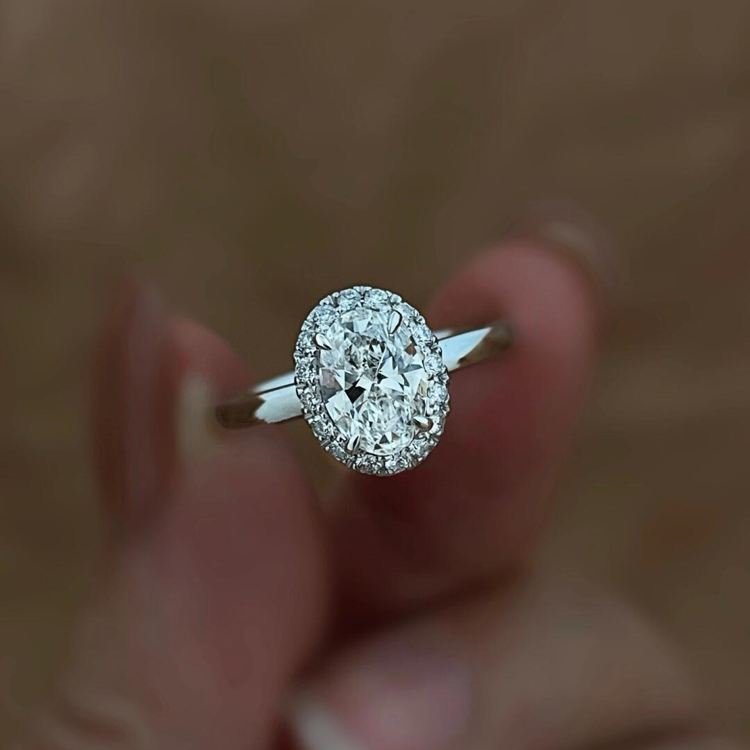 2.06 ct VS1 Lab Diamond Solitaire Ring in PT950 Platinum – Stella Crown Collection