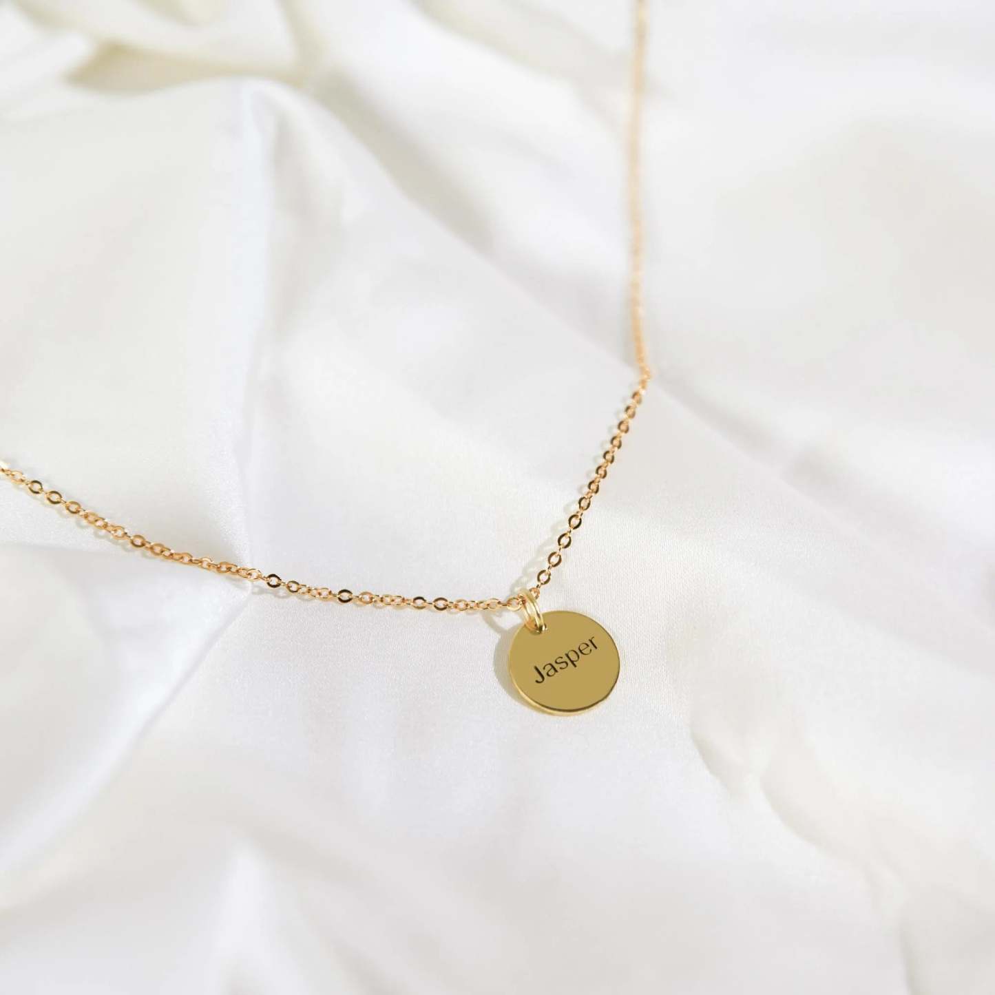 14k Gold  Paw Print Necklace