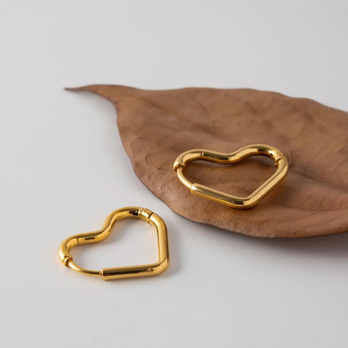 Heartfelt Love Earrings - 925 Silver & 14K Gold Options, Symbolize Enduring Affection