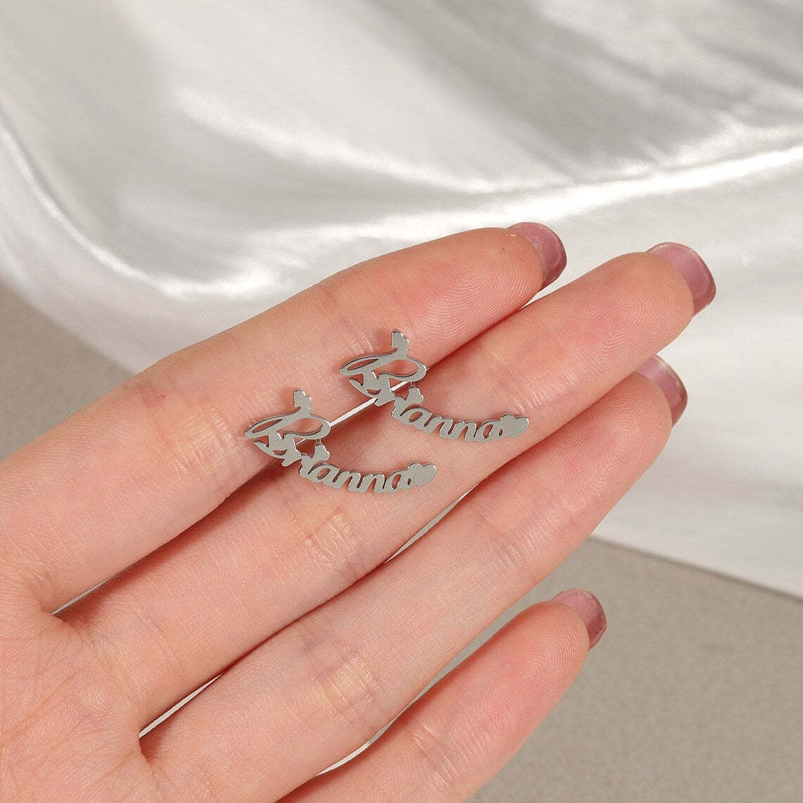 Minimalist Name Earrings