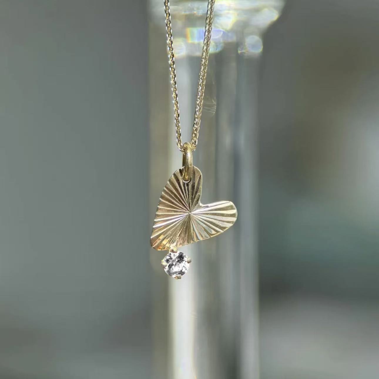 Imprint Heart Pendant Necklace