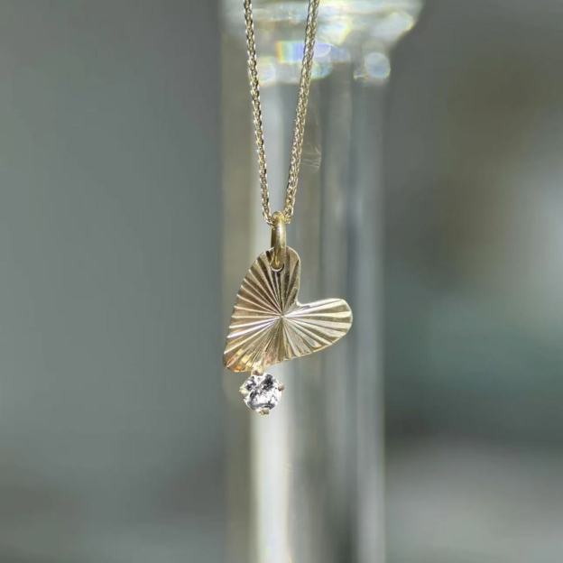 Imprint Heart Pendant Necklace