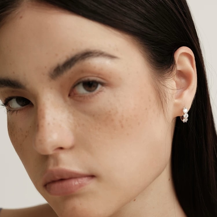 Eternity Hoop Earrings