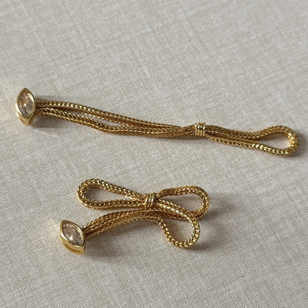 TikTok Viral Vintage Marquise Soft Chain Ring