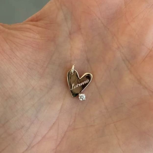 Imprint Heart Pendant Necklace