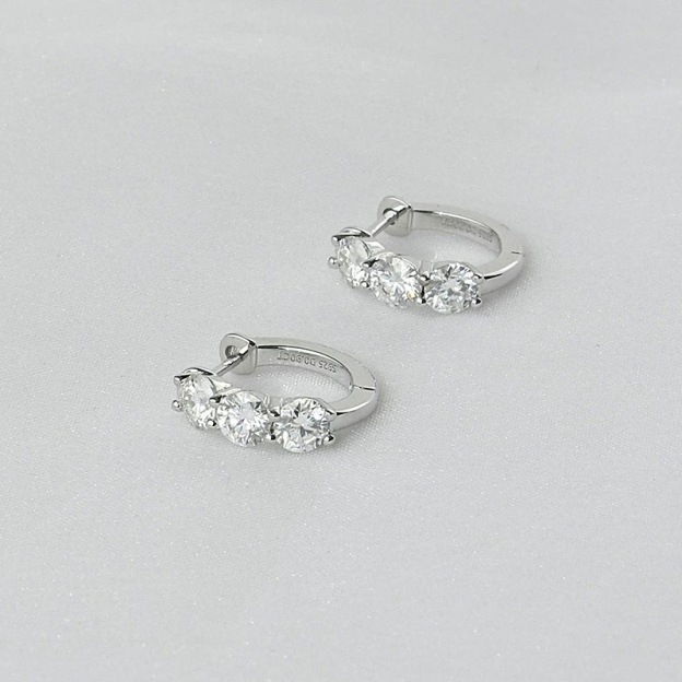 Eternity Hoop Earrings