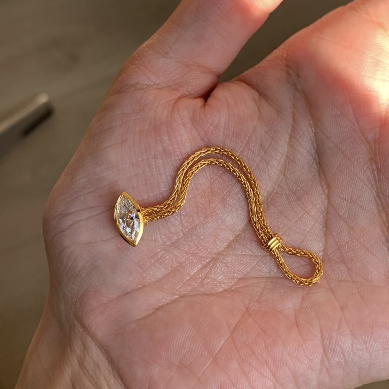 TikTok Viral Vintage Marquise Soft Chain Ring