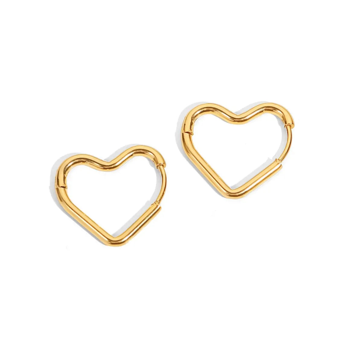Heartfelt Love Earrings - 925 Silver & 14K Gold Options, Symbolize Enduring Affection