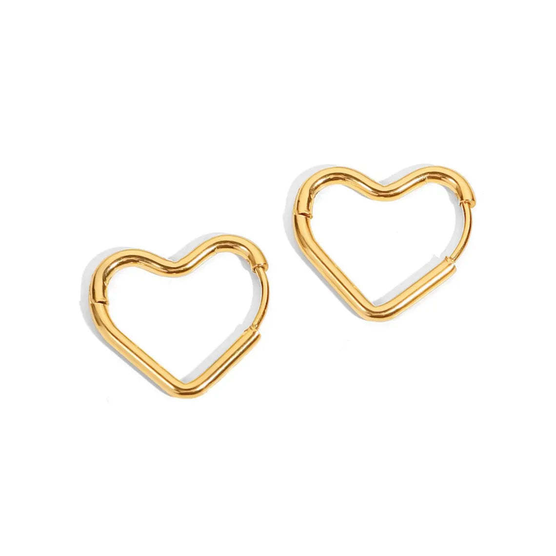 Heartfelt Love Earrings - 925 Silver & 14K Gold Options, Symbolize Enduring Affection
