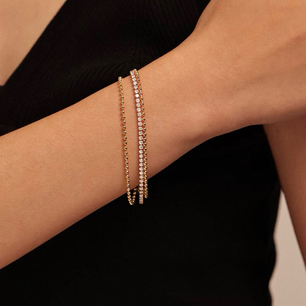 gold bracelet, gemstone jewelry, layered bracelet, women's fashion accessory, elegant bracelet