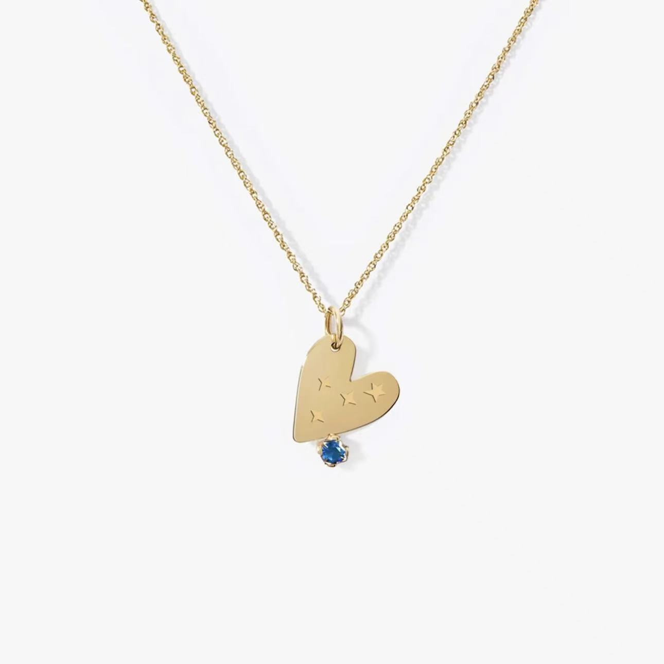 Imprint Heart Pendant Necklace