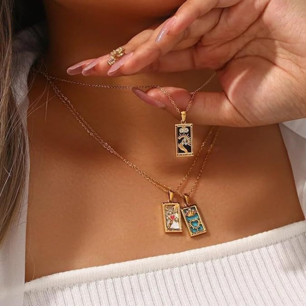 Tarot Card Necklace