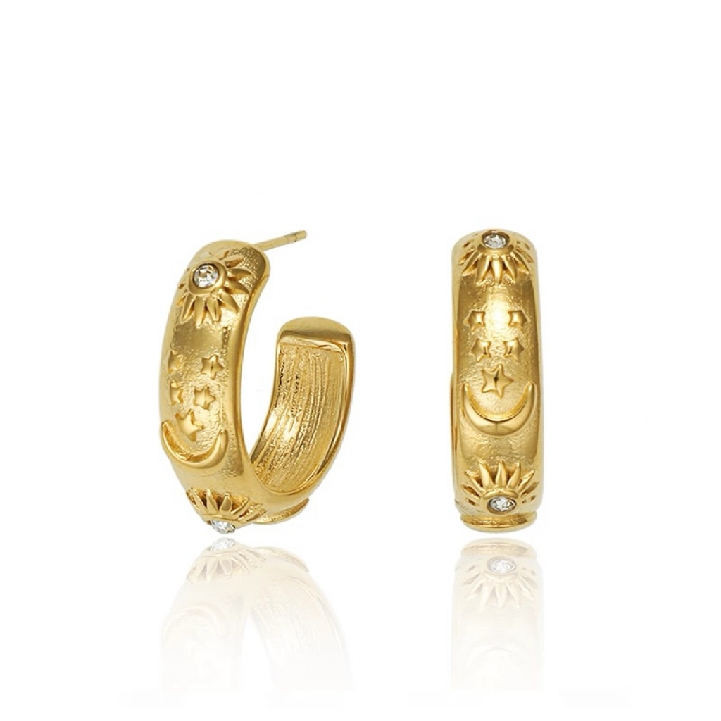 Lunar Stick Earrings