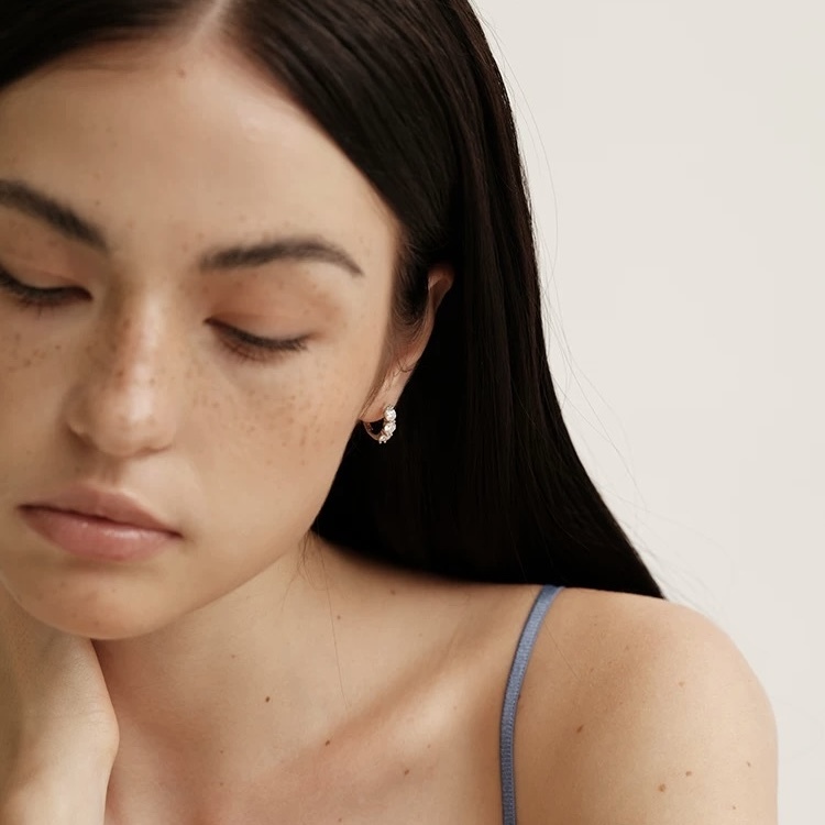 Eternity Hoop Earrings