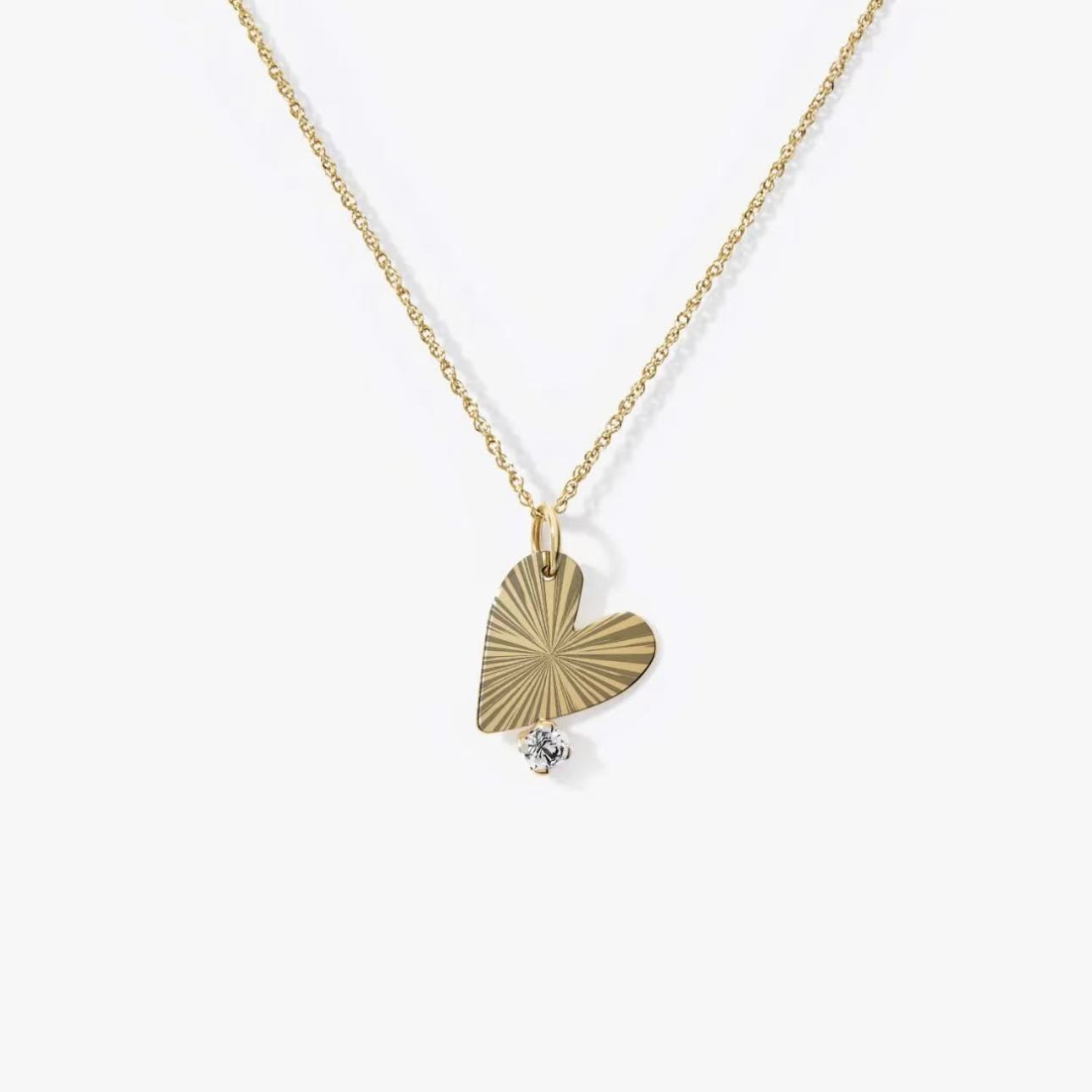 Imprint Heart Pendant Necklace