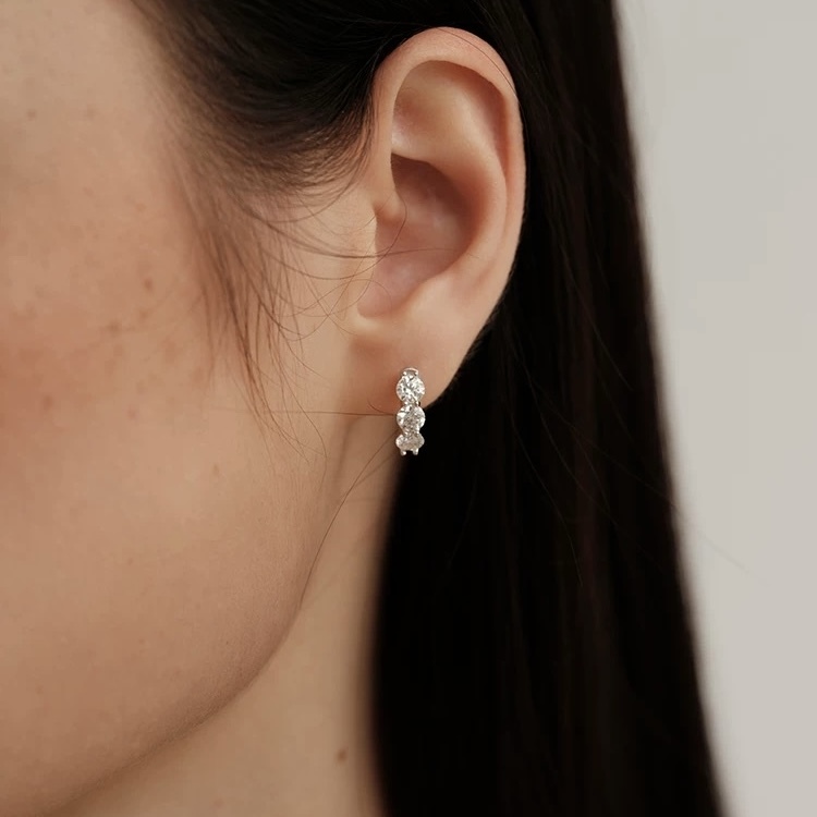 Eternity Hoop Earrings