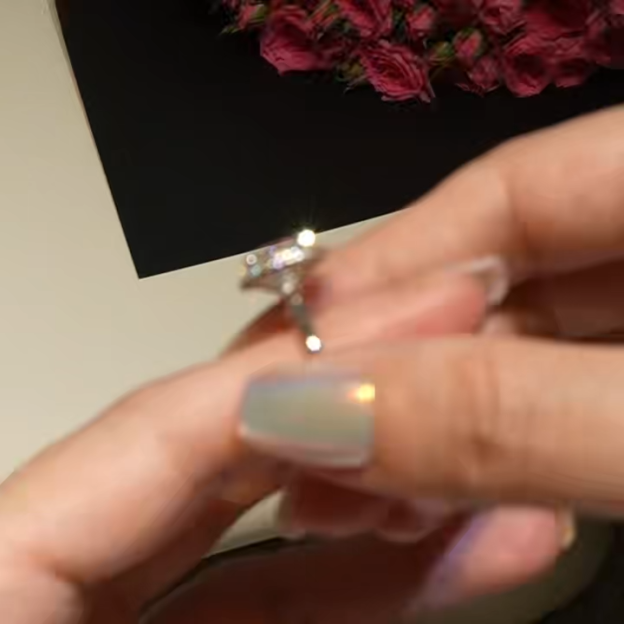 Stella Crown Engagement Ring - Lab Grown Diamond