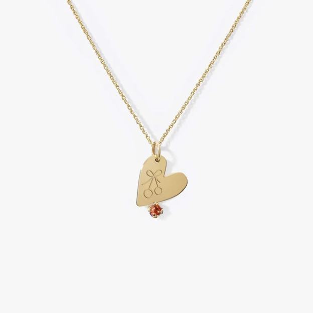 Imprint Heart Pendant Necklace