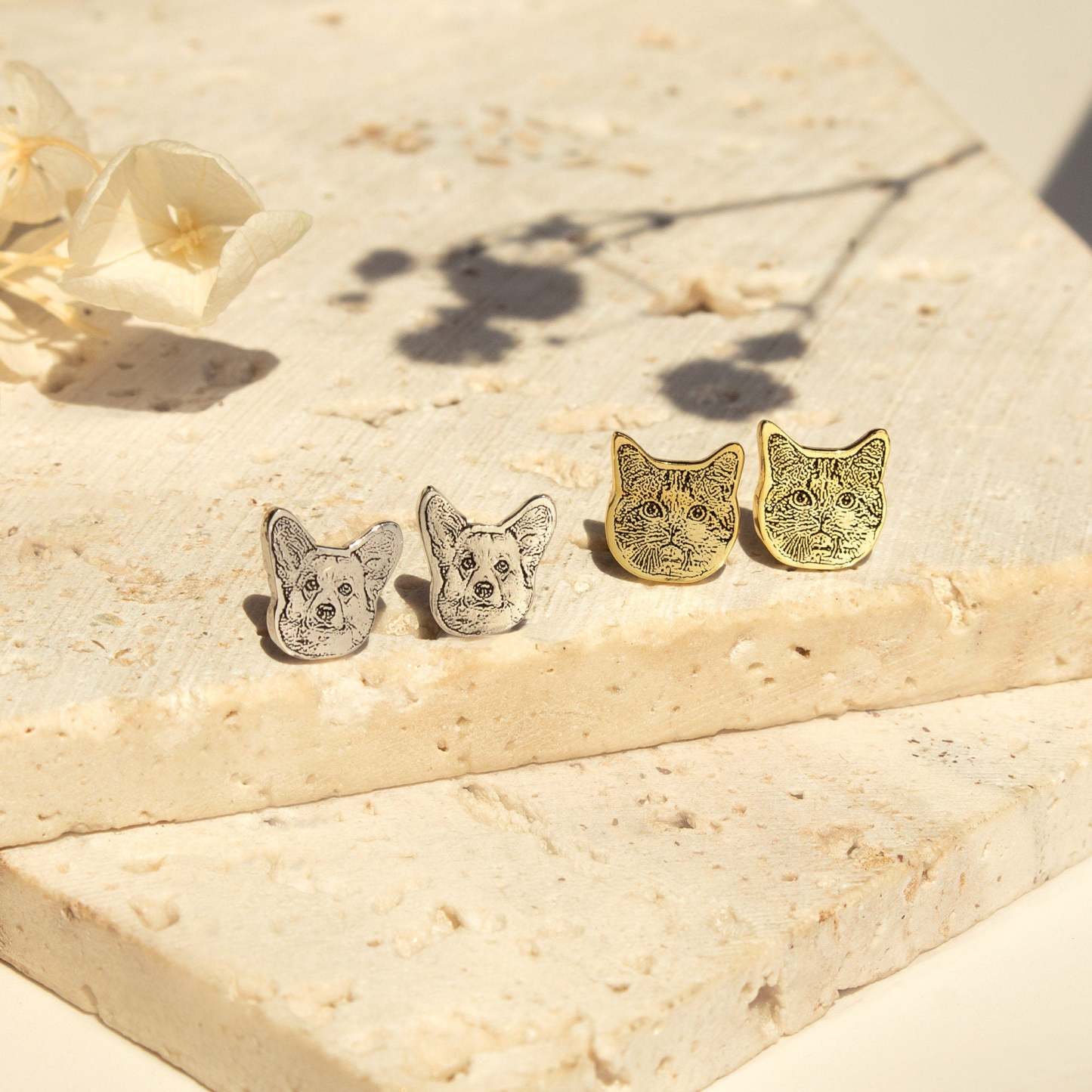 Pet Portrait Earrings